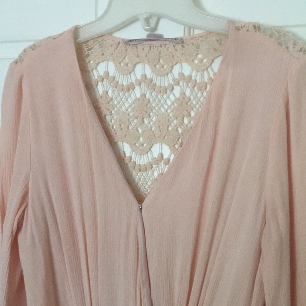 Lace Romper with Pockets